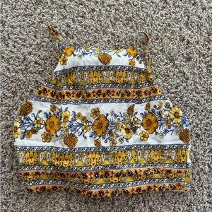 PacSun Cropped Tie-Back Top